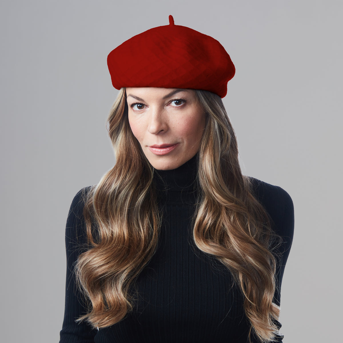 BRITNI - TEXTURED WOOLEN BERET