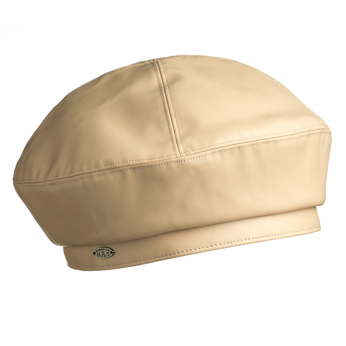 BECKA - BÉRET EN CUIR VEGAN