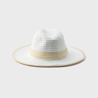 FLORENT - CRUSHABLE FEDORA W STRAW DETAIL