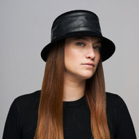 BALLIC - PACKABLE BUCKET HAT WITH LEATHER