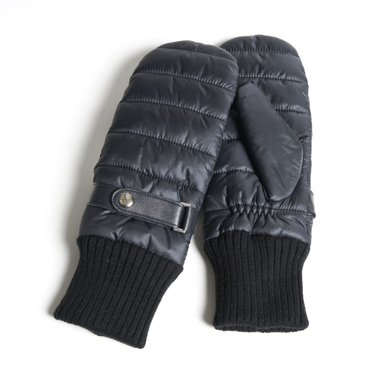 MAPLE - PUFFER MITTS WITH RIB