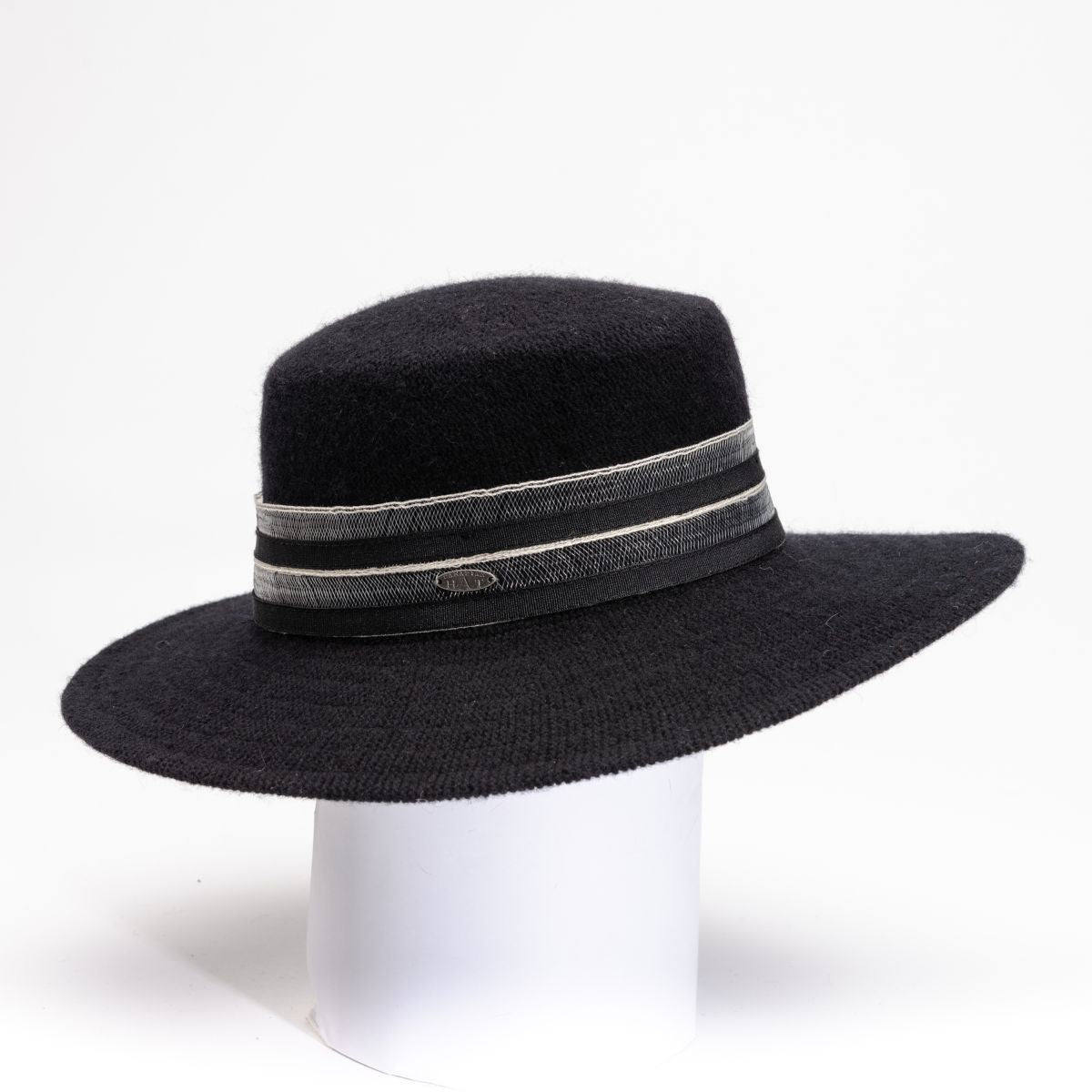 BREEA - Canotier large avec ruban