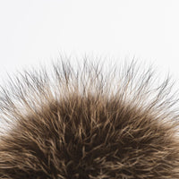 DETACHABLE POMPOM IN UPCYCLED FUR