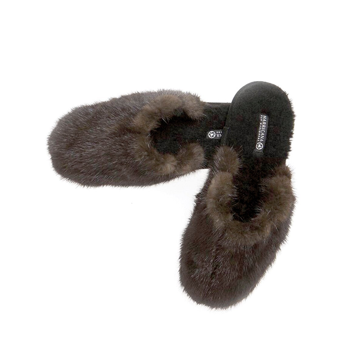 CLASSIC MINK SLIPPERS IN UPCYCLED FUR - MEN