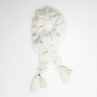 UPCYCLED FUR BRAIDED SCARF GOLF  1300 NORWEGIAN FOX O/S  